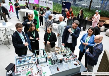 Das Bild zeigt Impressionen der Veranstaltung „Innovationskongress NRW 2025" am EUREF Campus in Düsseldorf (Photocredit: Copyright MWIKE NRW / Andrea Bowinkelmann).